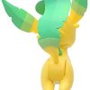 311NB6j3J-L._AC_.jpg Bandai Battle-Phyllali (Leafeon) -Figurine articulée 8 cm-Pokémon Pelage Beige et Vert, JW0136