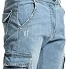 NP Jeans Hommes Pantalons décontractés Pantalons en Jean Jeans Hommes Denim Crayon