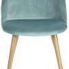 Lot de 2/4/6 Chaises en Velours Style Scandinave Pieds en Métal Chaise de Salle à Manger (Vert, 2)