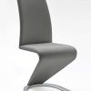 Robas Lund Chaises Salle à Manger Lot de 2 Chaises pied luge gris, Chaise Salle à Manger Amado