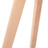 EGGREE Chaises Salle à Manger Scandinaves Lot de 4 Chaises de Cuisine, Rétro Rembourrée Chaise de Salle de Bureau, Pieds en Bois de Hêtre Massif, Blanc