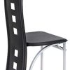 Flyelf Lot de 6 Chaises de Salle à Manger, Dossier Haut Siège Large, Meubles de Salle à Manger de Cuisine (Lot de 6,Noir)