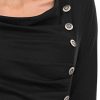 31gJmRP5IRL._AC_.jpg MISS MOLY Pull Femme Hiver Chic Manches Longues Jointif Couleur Tops Sweatshirt Blouse