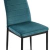Mimma 21940011 Lot de 2 chaises de Salle à Manger en Velours Valentina, Fer, Vert, 96 x 53 x 43 cm