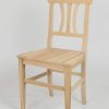 t m c s Tommychairs - Set 6 chaises Artemisia pour Cuisine, Bar et Salle à Manger, Robuste Structure en Bois de hêtre Poli, Non traité, 100% Naturel et Assise en Bois