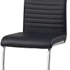 31viEQEujiL._AC_.jpg Albatros chaise cantilever BURANO Lot de 2 chaises, noir, testé par SGS