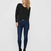 Only Onlcamilla V-Neck L/S Pullover KNT Noos Sweater Femme