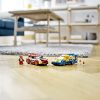 LEGO 60256 City Les Voitures de Course, Jeu de Construction avec Pilotes, Véhicules de Rallye Jouet Enfants de 5 Ans et +