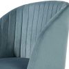 DORAFAIR Fauteuil en Tissu Velours Rétro,Chaises de Salle à Manger Scandinave avec Dossier rembourré et Coussin, Métal en Finition Spray Gold Jambes - Vert