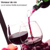Flauno Tire Bouchon Électrique Rechargeable, Boite Cadeau avec Ouvre-Bouteille Automatique, Coupe-Capsule, Aérateur de Vin, Bouchon à Vin Vide d'air