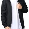 41KofnD-ZNL._AC_.jpg YOUTHUP Blouson Hommes Léger été Vestes Casual Coupe-Vent Transition Bomber Blouson