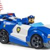 41M5nUtxLNS._AC_.jpg PAT PATROUILLE LE FILM - VÉHICULE TRANSFORMABLE CHASE - Voiture de Police Interactive + Moto Pat Patrouille Avec Transformation, Lance-Projectiles et Figurine Chase - 6060759 - Jouet Enfant 3 ans et +