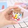 Amycute 25Pcs Capsule Lettres Message dans Bouteille pour Amoureux Romantique Cadeau Homme Femme Ado Couple pour Amour Idée Anniversaire DIY Cadeaux Original Mariage Noël Saint Valentin (25PCS)