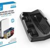 41P9GabI7FL._AC_.jpg Support vertical pour contrôleurs PS5 avec ventilateur de refroidissement, avec deux ports de chargeur de contrôleur pour PlayStation 5 et DualSense et 14 emplacements de jeu rétractables