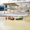 LEGO 60256 City Les Voitures de Course, Jeu de Construction avec Pilotes, Véhicules de Rallye Jouet Enfants de 5 Ans et +