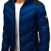 Doudoune Blouson Homme Hiver Chaud Manteau Épais Homme Veste Moto Épaissir Chaud Et Slim Manteau De Coton Col Montant Automne Camouflage Manteau Veste Zipper Pull Vêtements D'extérieur