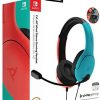 PDP Casque LVL40 Stereo pour Nintendo Switch Bleu & Rouge