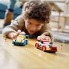LEGO 60256 City Les Voitures de Course, Jeu de Construction avec Pilotes, Véhicules de Rallye Jouet Enfants de 5 Ans et +