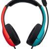 PDP Casque LVL40 Stereo pour Nintendo Switch Bleu & Rouge