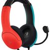 PDP Casque LVL40 Stereo pour Nintendo Switch Bleu & Rouge