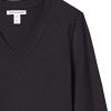 41lILBvwEvL._AC_.jpg Amazon Essentials Pull à Manches Longues et col en V 100% Coton Femme