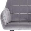 41uFxivWGiL._AC_.jpg WOLTU Lot de 2 Chaises de Salle à Manger avec accoudoirs, Chaise de Salon Structure en métal et Assise en Velours,Gris BH93gr-2