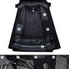 41ybOjHF0fL._AC_.jpg GEMYSE Homme Veste de Ski Imperméable de Montagne Manteau d'hiver Extérieur en Polaire Coupe-Vent avec Capuche