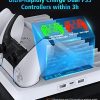 514ljemcADL._AC_.jpg OIVO Supporto PS5 con Ventola di Raffreddamento e Supporto per Cuffie, Ventola PS5 Raffreddamento con Ricarica Controller PS5 per Playstation 5, Accessori PS5 per Console PS5 con 15 Slot di Gioco