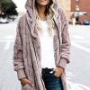 518mQ-A-W2L._AC_.jpg Manteau Femme Hiver Cardigan à Capuche énorme Peluche Manches Longues Blouson Veste Outwear Chaud Automne Hiver Parka Hoodie