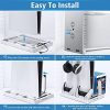 51IMxdZPM1L._AC_.jpg OIVO Supporto PS5 con Ventola di Raffreddamento e Supporto per Cuffie, Ventola PS5 Raffreddamento con Ricarica Controller PS5 per Playstation 5, Accessori PS5 per Console PS5 con 15 Slot di Gioco
