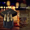 Cadeau Homme, Ideal Cadeau papa, Cadeau Fête des Pères, Pierres a Whisky, Glacon Reutilisable, Idées de Cadeaux D'anniversaire Uniques pour Lui Petit Ami Mari Grand-Père, Cadeaux Kit Whisky Cool