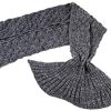 51NAeH2J-bL._AC_.jpg VHOME Queue De Sirene Couverture Idée Cadeau - Filles Femme Couverture Sirene pour Canapé De Salon Et Idées Cadeaux pour d'anniversaire Noël (S-Gris, Adulte)