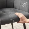51Pz5c4aLdL._AC_.jpg SONGMICS Chaise de Salle à Manger, Fauteuil de Cuisine en Velour, Siège Rembourré, Pieds en Métal, Dossier Haut, Assise Large, pour Cuisine, Salon, Chambre, Gris LDC071G01