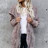 51Rd9gmS7GL._AC_.jpg Manteau Femme Hiver Cardigan à Capuche énorme Peluche Manches Longues Blouson Veste Outwear Chaud Automne Hiver Parka Hoodie