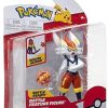 51S2Sc7s3KL._AC_.jpg Figurine Pokemon Jouet 10-12 cm, Pyrobut Cinderace – Pokemon Figurine - Nouvelle Vague 2021 - sous Licence Officielle Jouet Pokemon