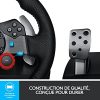51UXqpJHS._AC_.jpg Logitech G29 Driving Force Volant de Course avec Pédales, Retour de Force Réaliste, Palettes Volant en Acier Inoxydable, Volant en Cuir, Rotation du Volant à 900°, Prise EU, PS5, PS4, PC, Mac - Noir
