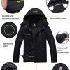 51UWYQdi3fL._AC_.jpg GEMYSE Homme Veste de Ski Imperméable de Montagne Manteau d'hiver Extérieur en Polaire Coupe-Vent avec Capuche