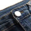 51a4PUD6cOL._AC_.jpg Jeans Homme Casual Hommes Jeans Solid Slim Fit Full Longueur Pantalon Crayon Plus Taille Denim Jeans Pour Hommes DéChiréS Pants MâLe