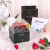 51boaYQbPdL._AC_.jpg Rose Eternelle avec Bijoux, Rose éternelle Préservée, Love You Collier boîte à Bijoux, Idee Cadeau Anniversaire Saint Valentin Mariage Fete des Meres pour Femme Maman Cadeau de Noël