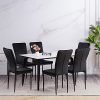 51fDDjfXbS._AC_.jpg ALBATROS Chaises de salle à manger Modena, lot de 6, gris, testées SGS
