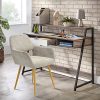 MEUBLES COSY Fauteuil Chaises de Salle à Manger, Bois, Beige, 56 x 56 x78 cm