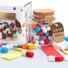 Amycute 25Pcs Capsule Lettres Message dans Bouteille pour Amoureux Romantique Cadeau Homme Femme Ado Couple pour Amour Idée Anniversaire DIY Cadeaux Original Mariage Noël Saint Valentin (25PCS)