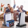 51jQhMXXzUL._AC_.jpg Vertical Support pour Playstation 5, Chargeur Station Ventilateur Refroidissement pour PS5 Digital Edition/Ultra HD Contrôleur Organisateur Stockage pour Jeu USB Ports pour PS5 DualSense