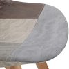 Lot de 4 chaises de salle à manger modernes avec pieds en bois de hêtre massif pour chambre à coucher, salon