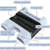 51mdNVVKlCL._AC_.jpg Buluri Support Multifonctionnel PS5 avec Ventilateur de Refroidissement et Station de Charge à Double contrôleur avec 10 emplacements de Jeu pour Console Playstation 5 et édition numérique