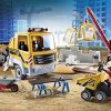 51me3OeZmFL._AC_.jpg PLAYMOBIL City Action 70742 Chantier avec Camionnette A partir de 4 Ans