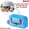 Disney Lilo Et Stitch Trousse De Toilette Originale, Trousse Maquillage En Fourrure Ultra Douce, Accessoire De Voyage Rigolo, Idée De Cadeau Pour Anniversaire ou Noel Pour Femme, Fille, Meilleure Amie