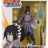 51qQgWg-IL._AC_.jpg Bandai Naruto Shippuden-Figurine Anime Heroes 17 cm-Sasuke Uchiwa, 36902, Multicolore
