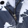 51q3JcaUYFL._AC_.jpg Dazzerake Jeans Hommes Jean Ample Homme Jeans Imprimé pour Homme Jeans Mode Décontracté