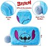 Disney Lilo Et Stitch Trousse De Toilette Originale, Trousse Maquillage En Fourrure Ultra Douce, Accessoire De Voyage Rigolo, Idée De Cadeau Pour Anniversaire ou Noel Pour Femme, Fille, Meilleure Amie